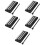 5St Zwarte Metalen Percussie Chimes Met Mallet, 7