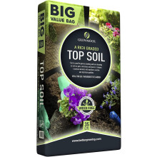 Top Soil Gardening Soils for Outdoor and Indoor Planting, Small to Large Plants Promotes Rooting For Fast Establishment, Blended To Support Plant Hea