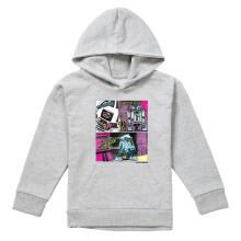 (12-13 Years, Athletic Heather) Star Wars Childrens/Kids To The Rescue R2-D2 Heather Hoodie