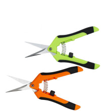HAISHANG 2Pcs Professional Pruning Shears, Trimming Scissors Straight Tip, Gardening Hand Pruner Pruning Secateurs with Stainless Steel Blades, Garde