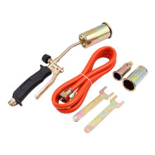 POFET Felt Roof Burner Kit, Long Arm Gas Roofer Torch, 2m Hose Propane Flame Weed Burner, Gas Torch