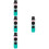 4Sets Kazoo Met Gat ABS Multi Kleur Instrument Draagbaar 9