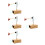 4Sets Duurzame Stemvork Set Met Resonator En Slaghamer Multi 7
