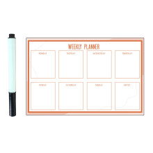 2Sets Whiteboard PVC Voor Kinderen Spelling Tekenen En Weekplanning