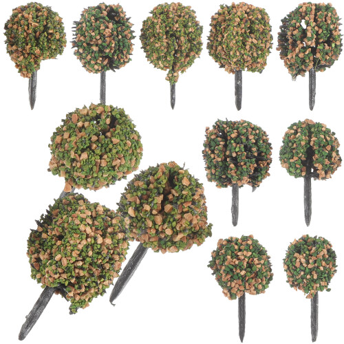 Realistische Plastic Mini Tufts Voor Modelspoor Decor