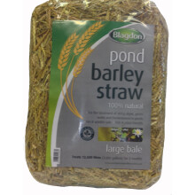 Blagdon Pond Barley Straw Bale, Large, Clears Algae, Green Water and Blanketweed, Natural, for Ponds up to 13,500 Litres