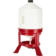 Novital Ascott 30lt Poultry Drinker,red/white