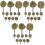 Realistische Plastic Mini Tufts Voor Modelspoor Decor 5
