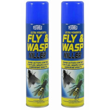 2 x Pestshield Fly & Wasp Flying Insect Killer Spray 300 ml by Pestshield