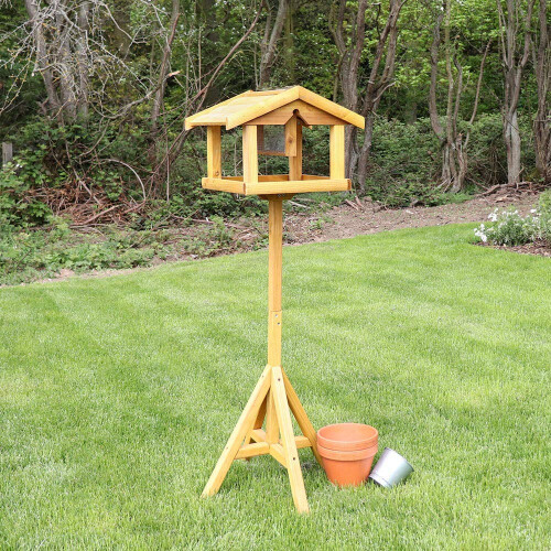 Kingfisher Premium Bird Table with Built in Feeder