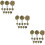 Realistische Plastic Mini Tufts Voor Modelspoor Decor 10