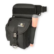 ProtectorTech HD Drop Pouch for Metal Detector Finds Bag with pinpointer holster - Metal Detecting Accessories