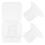 16St Transparante Siliconen Flange Inserts Draagbare Melkpompen 1