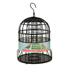 Supa Premium Wild Bird Cage Fat Ball Feeder, Deters Squirrels and Larger Birds Such As Doves & Pigeons
