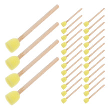 200St Foam Kwasten Met Steel Voor Schoolkunst En Verven