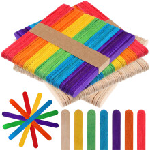 200St Ijsstokjes Mixkleur - Stevig & Glad Voor DIY Knutselwerk