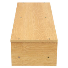 2St Multifunctionele Monitor Stand Chocolade Met Opbergruimte