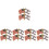 Decoratieve Metalen Lapel Pins Israël Vs Multi 6