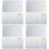 4Sets Hoogtemeter Sticker Met Zilveren 7