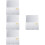 4Sets Hoogtemeter Sticker Met Zilveren 8