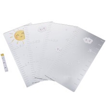 4Sets Hoogtemeter Sticker Met Zilveren