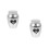 2Pcs Stainless Steel Pet Cinerary Urns Silver Durable Funeral Boxes 10