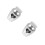 2Pcs Stainless Steel Pet Cinerary Urns Silver Durable Funeral Boxes 6