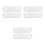 3Paren Zachte Witte Afneembare Slipper Charms Dames Schoeisel 4