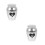 2Pcs Stainless Steel Pet Cinerary Urns Silver Durable Funeral Boxes 5