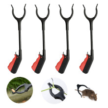 Fiyuer Litter Pickers for Children, 4 Pcs Helping Hand Grabber Lightweight Garbage Tongs, Grabber Stick Pick Up Sticks for Kid Disabled, Used for Pic