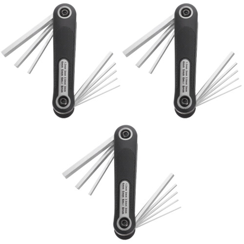 3Sets Multiformaat Vouwbare Sleutelset Voor -Het- 2