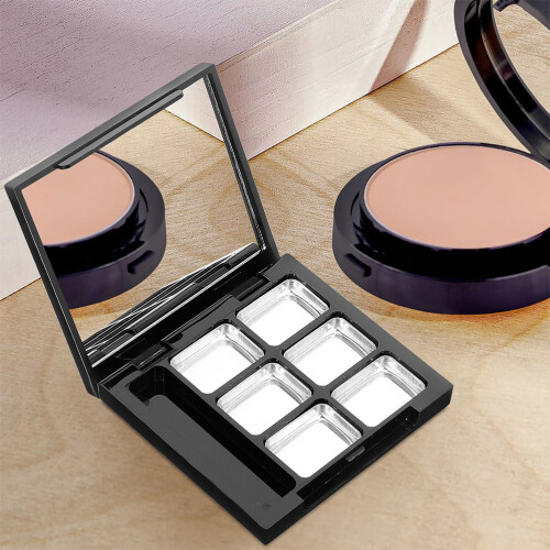 4Sets Multi-Grid Oogschaduw Organizer Zwart Lege Cosmetica Case 1