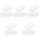 300St Oorcorrectie Stickers Wit Silicone Dames Langdurig Gebruik 5