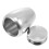 2Pcs Stainless Steel Pet Cinerary Urns Silver Durable Funeral Boxes 2