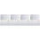 4Sets Hoogtemeter Sticker Met Zilveren 6