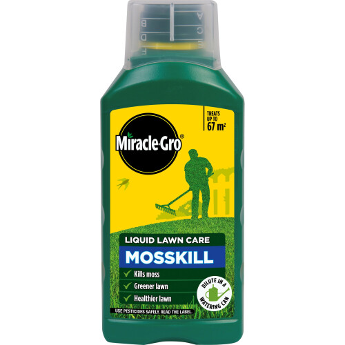 Miracle-Gro Miracle-Gro Mosskill Liquid Lawn Care, 1 litre concentrate, 67 m² coverage