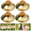 30St Mini Kindercymbalen Goud Metaal Handpercussie Instrument 11