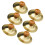 30St Mini Kindercymbalen Goud Metaal Handpercussie Instrument 3