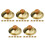 30St Mini Kindercymbalen Goud Metaal Handpercussie Instrument 10