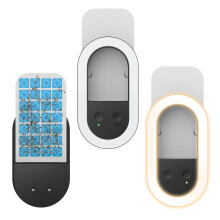 2 Pack Fly Trap Indoor (2 Device + 10 Glue Cards), Night Lamp, Mosquito Killer, Plug-in Flying Insect Trap for Mosquito, Flies, Fruit Flies, Moths, G
