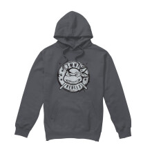 (S, Charcoal) Teenage Mutant Ninja Turtles Mens Rebels Distressed Logo Hoodie