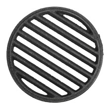 SUMNACON Cast Iron Fire Grate Fireplace Grate, Round 19cm BBQ High Heat Charcoal Plate Grill Grate Furnace Grid Replacement Fire Grate Cooking Charco