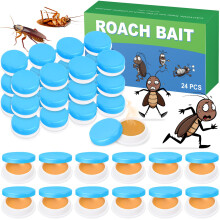 Roach Bait - Roach Traps Cockroach Bait Gel, Cockroach Killer Indoor Infestation, Get Rid of Roaches Permanently Indoor Home & Outdoor Infestation, C