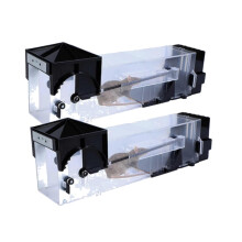 BATUUTAH Humane Rat Traps – 2 Pack Large Live Catch Cage Traps, Reusable & Safe for Indoor & Outdoor Rodent Control