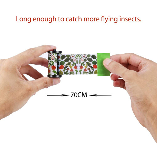Mr Fothergill's [Upgraded Version] Trapro Sticky Fly Paper Fly Catcher Insect Fly Trap, 12-Pack (12 Pack) 2