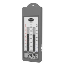 Brannan Waterproof Digital Max Min Thermometer For Use In Greenhouse Garden Outdoor Indoor Weatherproof Measure Maximum and Minimu