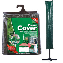 ANGIX Parasol Cover Waterproof 28 x 28, 153cm (Approx) Extra Large Cantilever Patio Umbrella Cover Includes Tie-Down Cords With Zipper for Garden