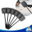 MR.SIGA Heavy Duty Long Handle Fly Swatter, Black, 6 Pack 3
