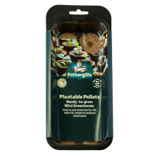 Fothergill's 10 Plantable Pellets Greenhouse Kit - Easy Indoor Gardening, Seed Starting, Eco-Friendly, Biodegradable, Perfect for