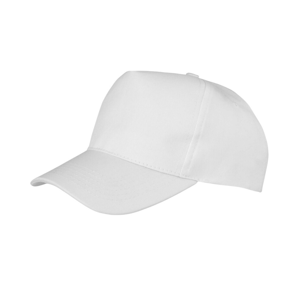 Result (One Size, White) Unisex Core Boston 5 Panel Printers Baseball Cap